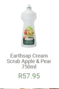 Earthsap Cream Scrub Apple & Pear-750ml