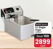 Anvil 5L Single Fryer