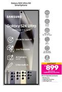 Samsung Galaxy S24 Ultra 5G Smartphone-On 2.6GB Red Core More Data