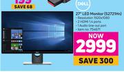 Dell 27" LED Monitor S2721HN
