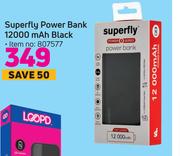 Superfly Powerbank 12000 Mah Black