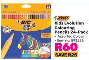 Bic Kids Evolution Colouring Pencils 24 Pack