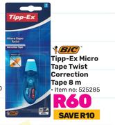 Bic Tipp Ex Micro Tape Twist Correction Tape 8m