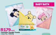 Character Hooded Towels-Each