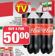 Coca-Cola Soft Drink Regular Only (Excl. Light Range)-For 4 x 1.5Ltr