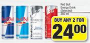 Red Bull Energy Drink (Selected)-For Any 2 x 250ml