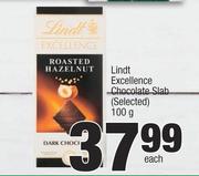 Lindt Excellence Chocolate Slab (Selected)-100g Each