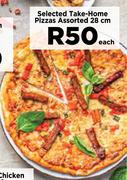 Selected Take Home Pizzas Assorted 28cm-Each