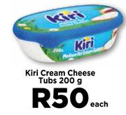 Kiri Cream Cheese Tubs-200g Each