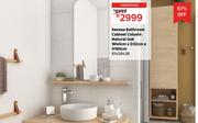 Sensea Bathroom Cabinet Column Natural Oak W40cm x D32cm x H165cm 81458438
