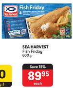 Sea Harvest Fish Friday-600g Each