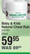 Pure Beginings Baby & Kids Natural Chest Rub-50ml