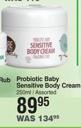Pure Beginings Probiotic Baby Sensitive Body Cream-250ml