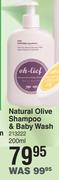 Oh-Lief Natural Olive Shampoo & Baby Wash-200ml