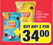 Lay's Potato Chips (Selected)-For Any 2 x 120g