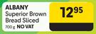 Albany Superior Brown Bread (Sliced)-700g