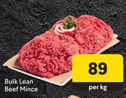 Bulk Lean Beef Mince-Per Kg