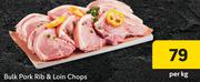Bulk Pork Rib & Loin Chops-Per Kg