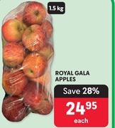 Royal Gala Apples-1.5kg Each