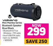 Volkano Mini Mamba Series Bluetooth Speaker Blue/Black