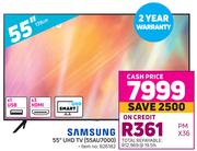 Samsung 55" UHD TV 55AU7000