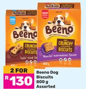 Beeno Dog Biscuits Assorted-For 2 x 800g