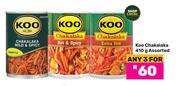 Koo Chakalaka Assorted-For 3 x 410g