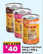 Pamper Cat Food Assorted-For Any 2 x 385g/400g