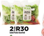 Salad Packs Assorted-For 2