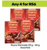 Royco Marinade Assorted-For Any 4 x 39g-40g