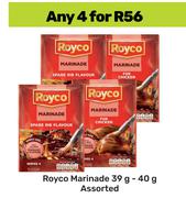 Royco Marinade Assorted-For Any 4 x 39g-40g
