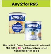 Nestle Gold Cross Sweetened Condensed Milk 385g Or Full Cream Sweetened Condensed Milk 385g-For 2