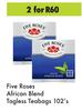 Five Roses African Blend Tagless Teabags-For 2 x 102's Pack