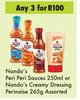 Nando's Peri Peri Sauces 250ml Or Nando's Creamy Dressing Parinaise 265g Assorted-For Any 3 