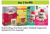 Hug-In-A-Mug, Five Roses Lattes, Freshpak Cappuccino Sachets Assorted-For Any 2 x 8's/10's Pack