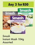 Smash Instant Mash Assorted-For Any 3 x 104g