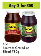 Koo Beetroot (Grated Or Sliced)-For Any 2 x 780g