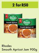 Rhodes Smooth Apricot Jam-For 2 x 900g