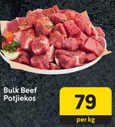 Bulk Beef Potjiekos-Per kg