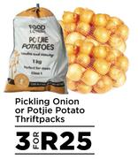 Pickling Onion Or Potjie Potato Thriftpacks-For 3