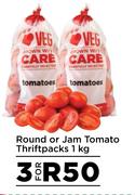 Round Or Jam Tomato Thriftpacks-For 3 x 1kg
