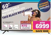 Telefunken 60" (152cm) TLEED-60UHD TV TLEDD-50FHD