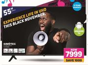 Sinotec 55" (139cm) UHD Android TV STL-55U20AT