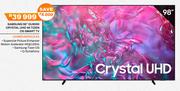 Samsung 98" DU9000 Crystal UHD 4K Tizen OS Smart TV UA98DU9000UXXA