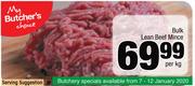 Bulk Lean Beef Mince-Per Kg