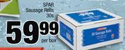 Spar Sausage Rolls-30s Per Box