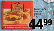 Farmer Joe's Delicious Burgers-2Kg