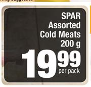Spar Assorted Cold Meats-200g Per Pack