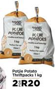 Potjie Potato Thriftpacks-For 2 x 1Kg