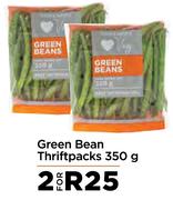 Green Bean Theiftpacks-For 2 x 350g